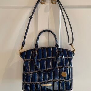 Brahmin Duxbury Satchel in Anchor Nerina NWOT with Dust Bag